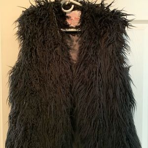 NWOT Shaggy vest